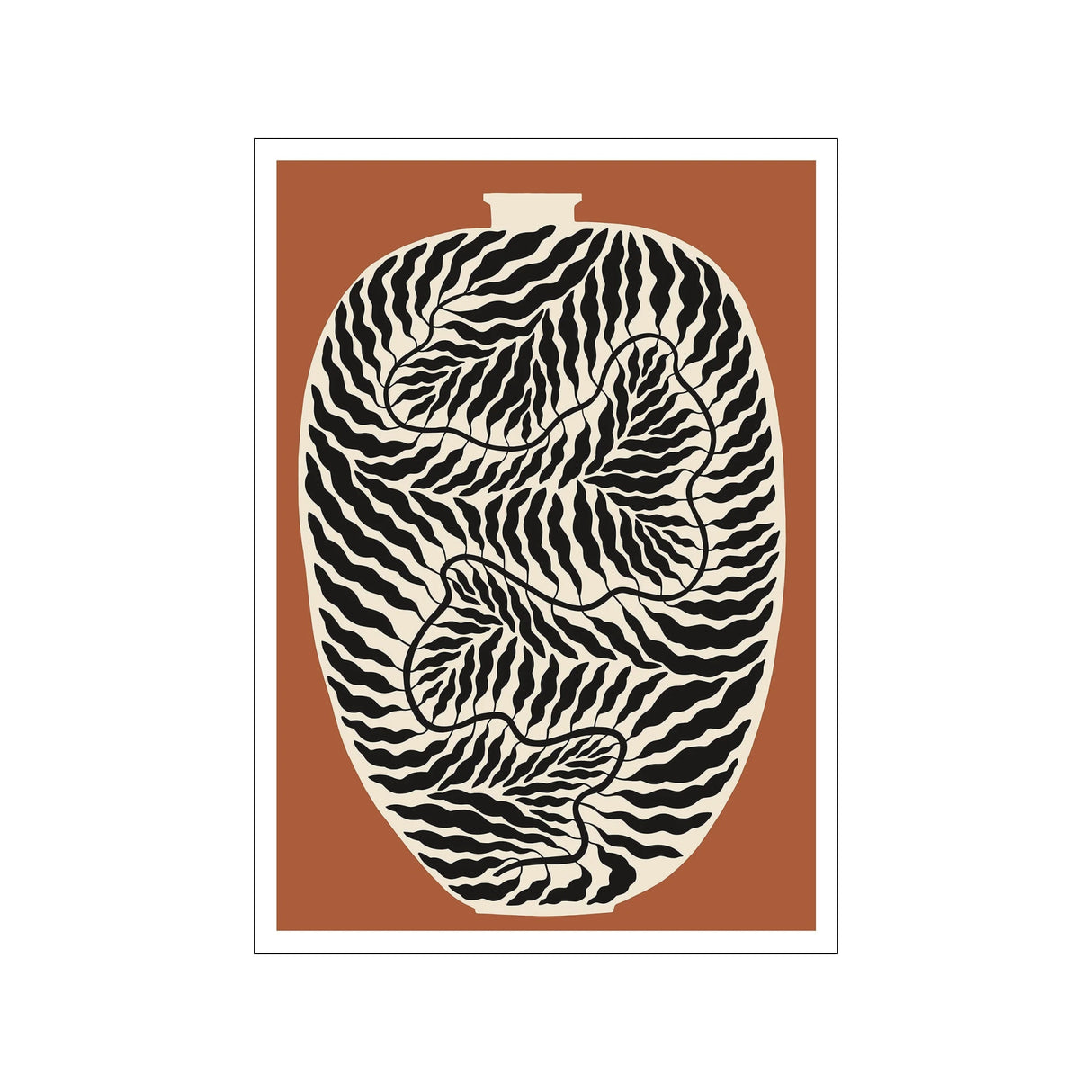 The Poster Club x Linnea Andersson | Urn terracotta - Urban nest