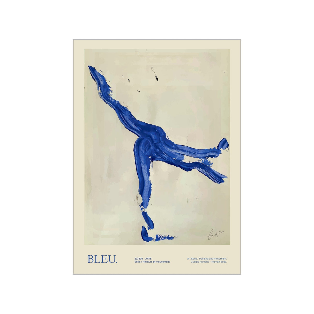 The Poster Club x Lucrecia Rey Caro | Bleu - Urban Nest