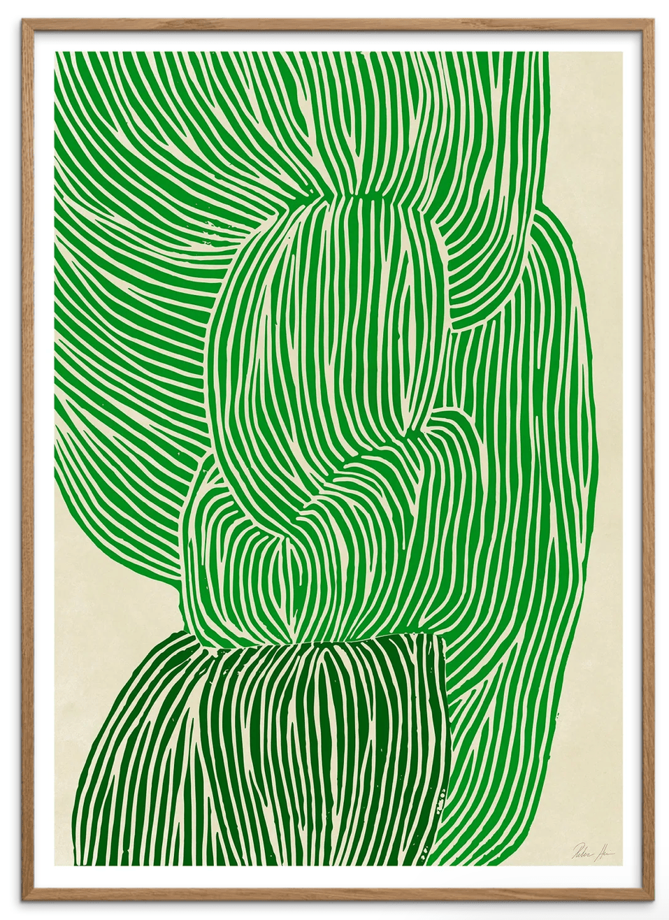 The Poster Club x Rebecca Hein | Green ocean - Urban nest