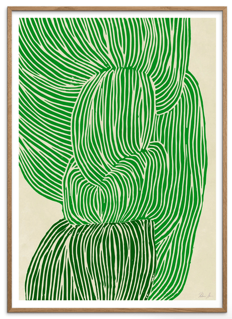 The Poster Club x Rebecca Hein | Green ocean - Urban nest