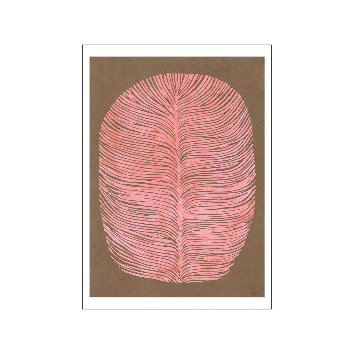 The Poster Club x Rebecca Hein | Pink lagoon - Urban nest