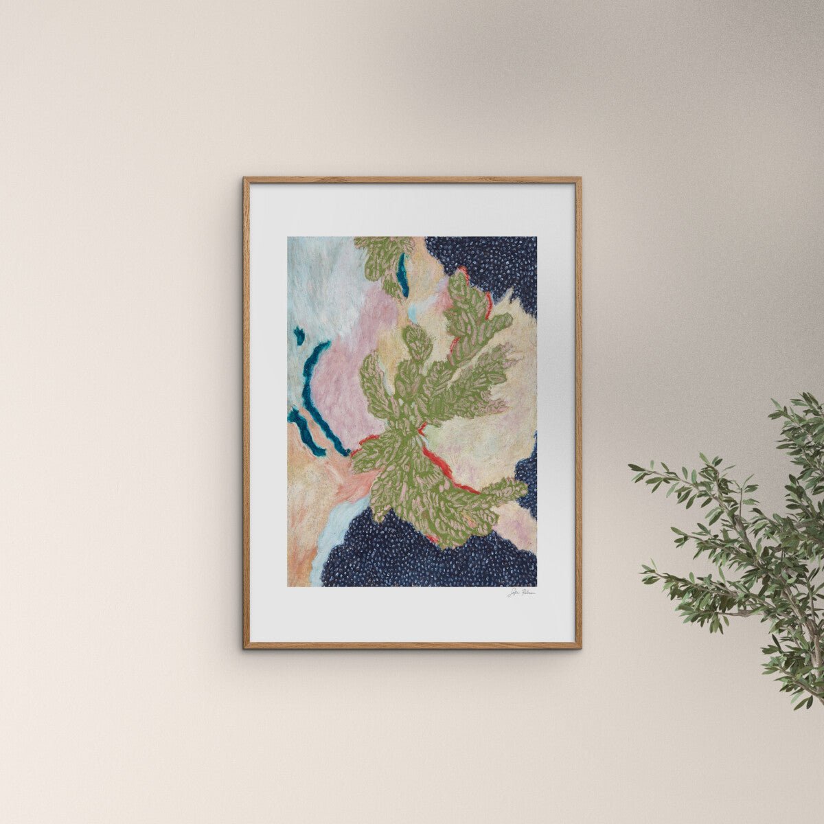 The Poster Club x Sofie Rebecca Iversen | Little Green - Urban nest