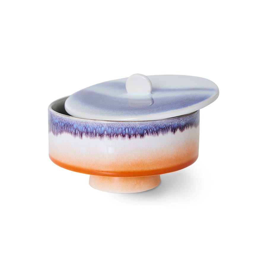 70s ceramics bonbon bowl - mauve - Urban Nest