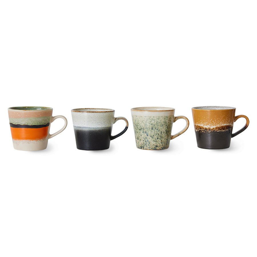 70s ceramics: cappuccino mugs, verve (set of 4) - Urban Nest