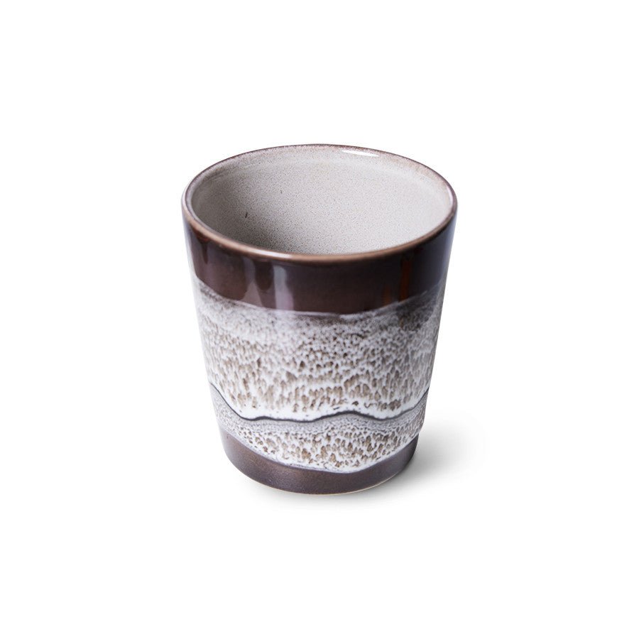 70s ceramics: coffee mug, Rock on - Urban Nest