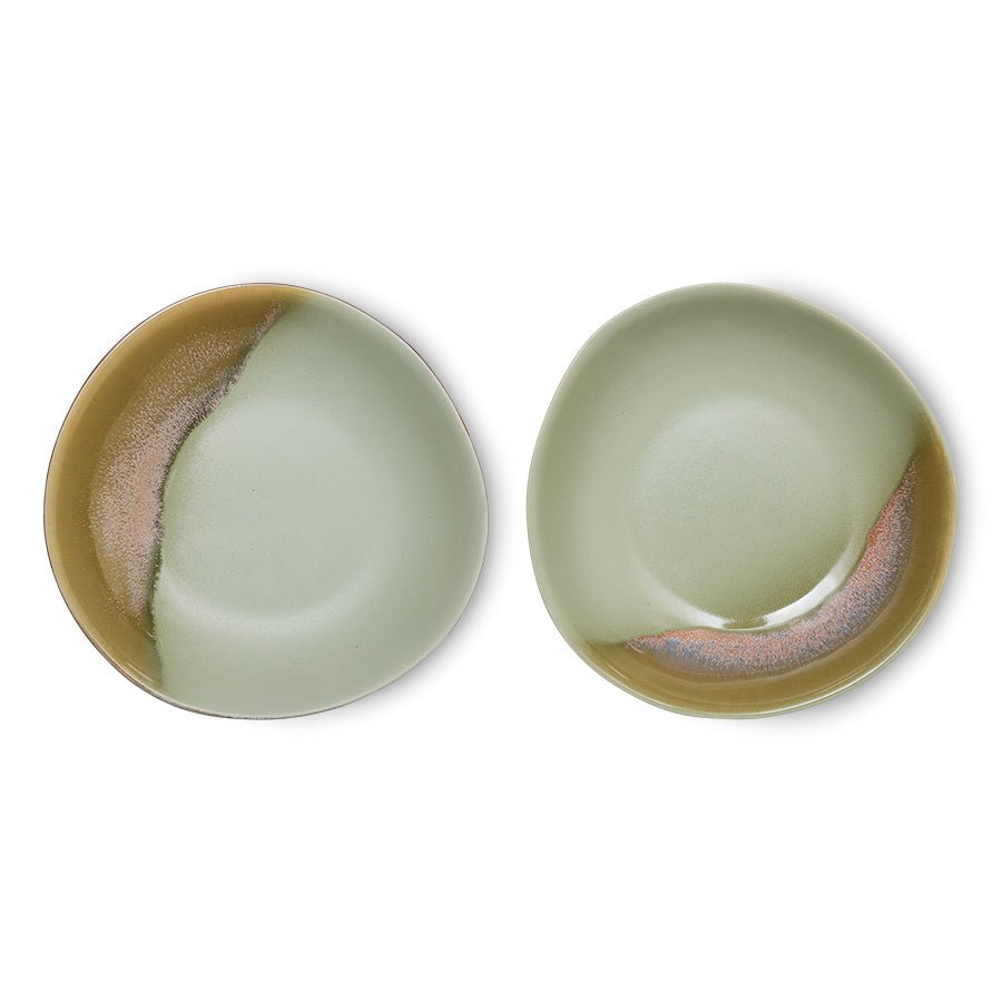 70s ceramics: curry bowls, Ace (set of 2) - Urban Nest