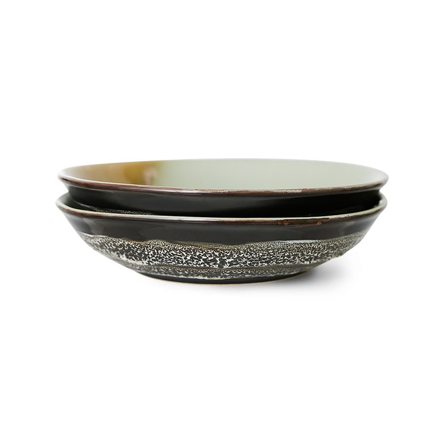 70s ceramics: curry bowls, Ace (set of 2) - Urban Nest