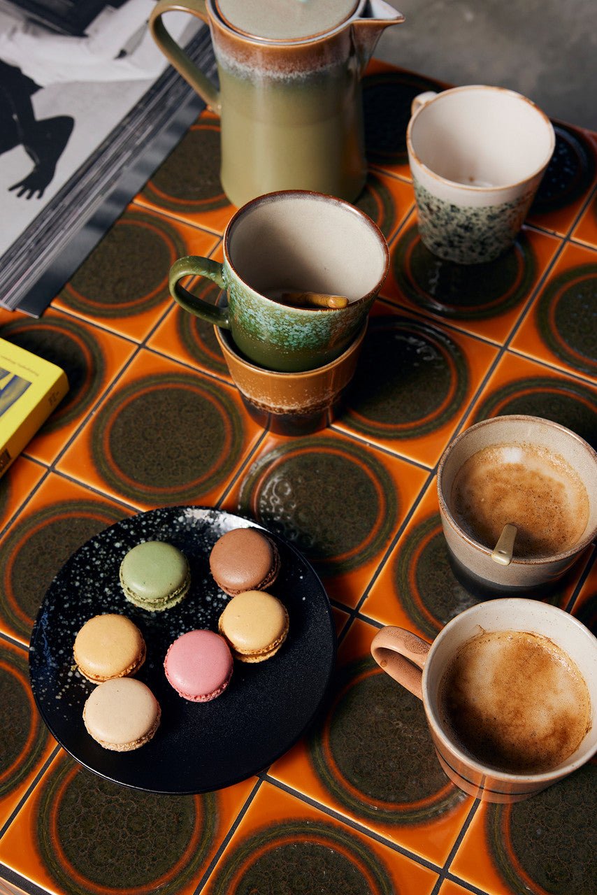 70s ceramics: dessert plates, stars (set of 2) - Urban Nest