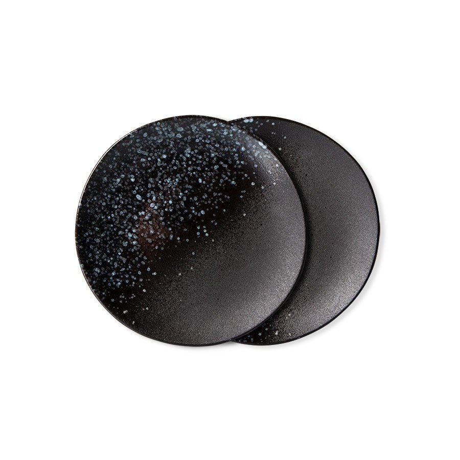 70s ceramics: dessert plates, stars (set of 2) - Urban Nest