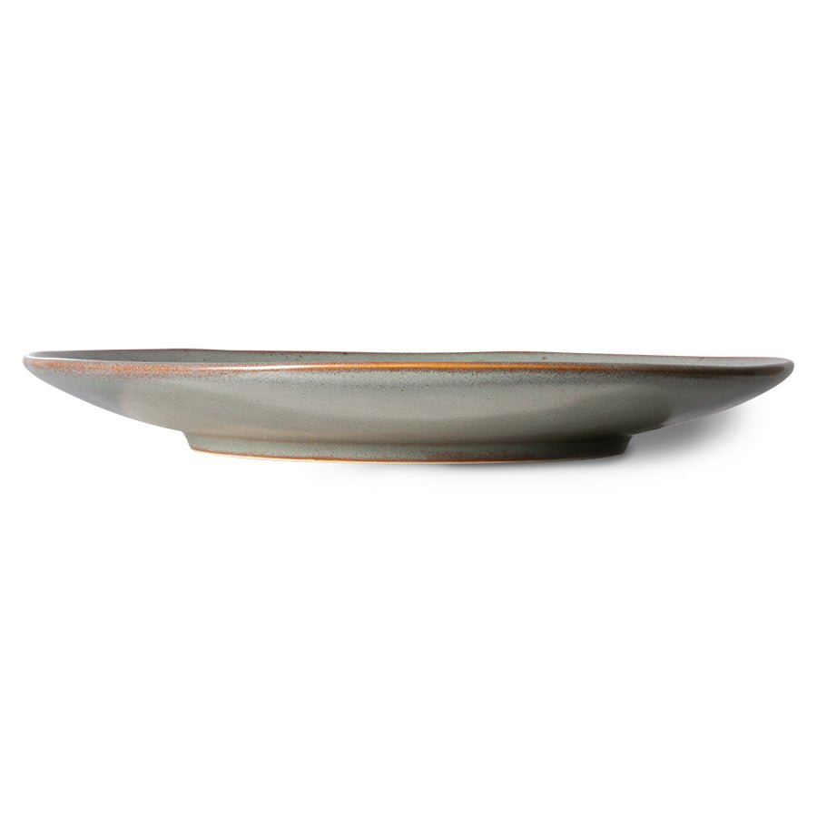 70s ceramics dinner plates: Mineral (set of 2) - Urban Nest