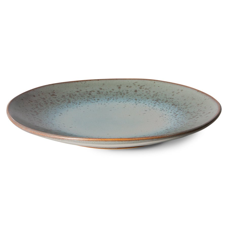 70s ceramics dinner plates: Mineral (set of 2) - Urban Nest