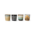 70s ceramics egg cups - granite (set of 4) - Urban Nest