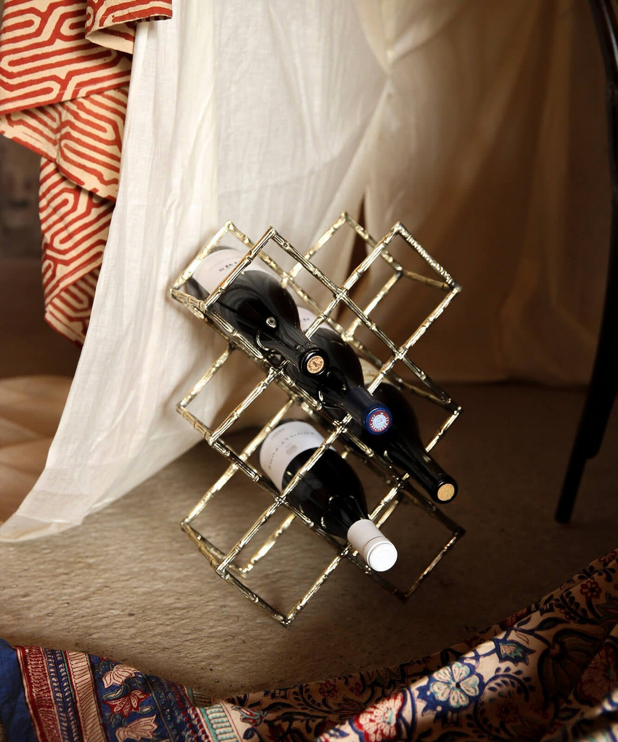 Bodhi bamboo wine rack - Urban Nest