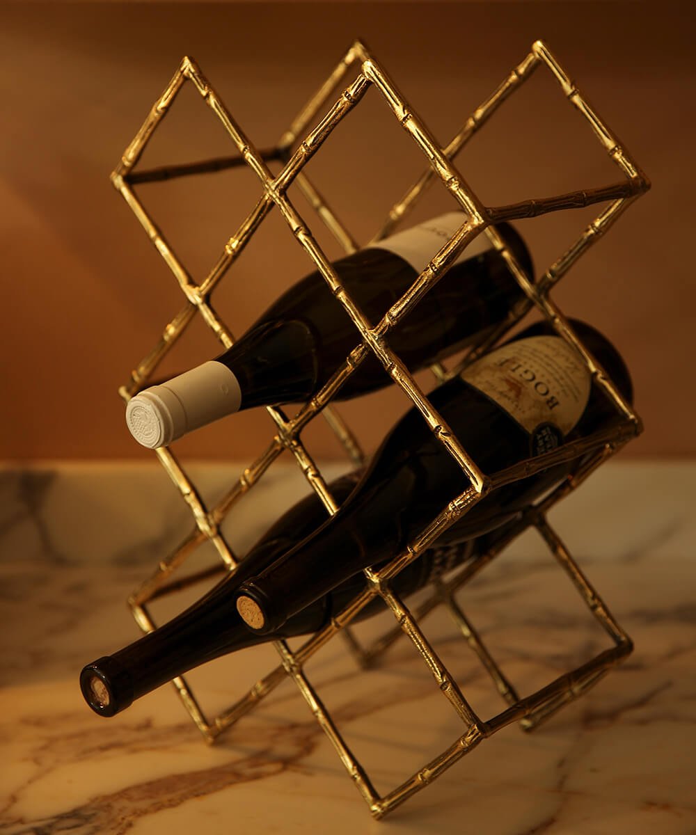 Bodhi bamboo wine rack - Urban Nest