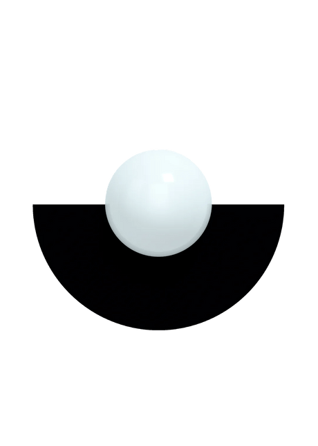 Candy wall lamp - big circle/small bulb 180 - Urban Nest