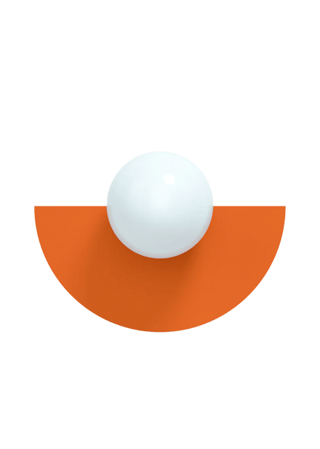 Candy wall lamp - big circle/small bulb 180 - Urban Nest