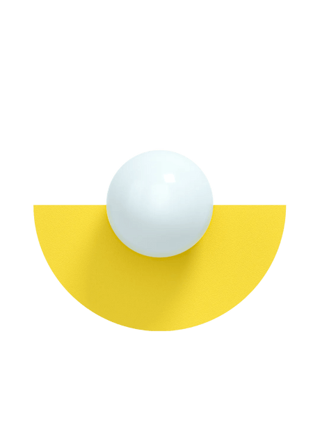 Candy wall lamp - big circle/small bulb 180 - Urban Nest