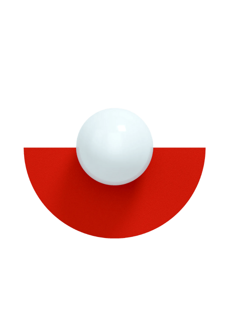 Candy wall lamp - big circle/small bulb 180 - Urban Nest