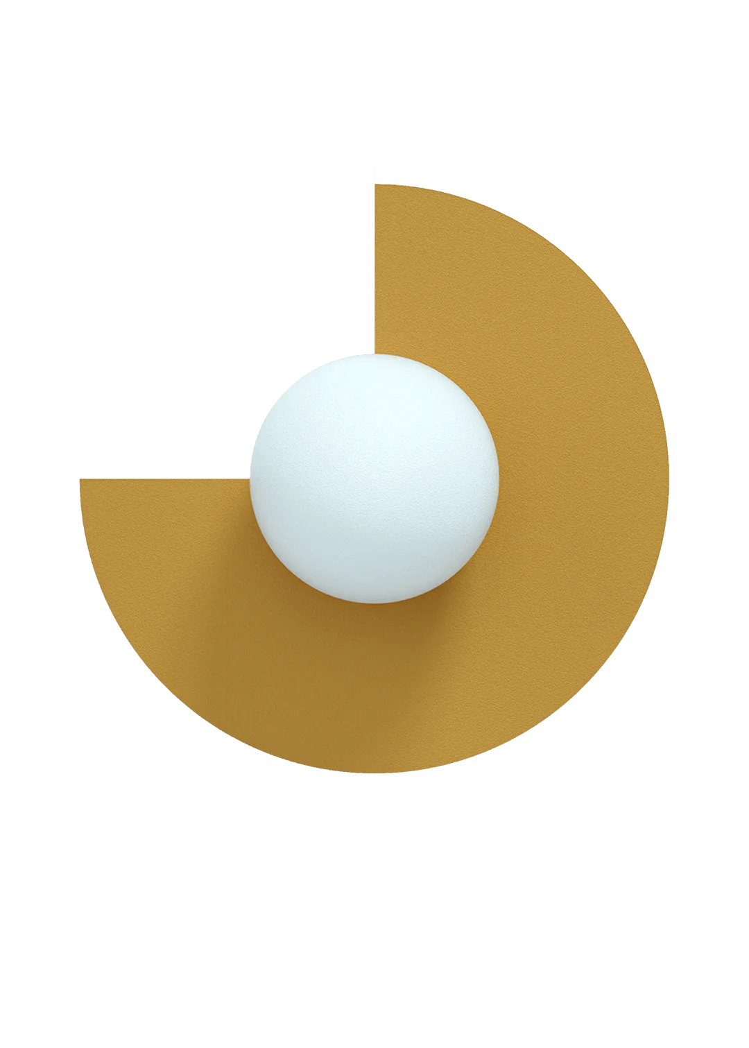 Candy wall lamp - big circle/small bulb 270 - Urban Nest