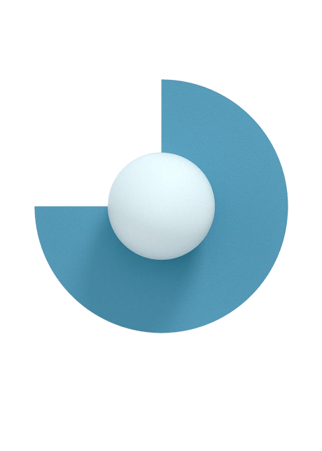 Candy wall lamp - big circle/small bulb 270 - Urban Nest