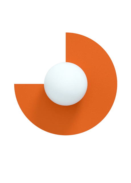 Candy wall lamp - big circle/small bulb 270 - Urban Nest