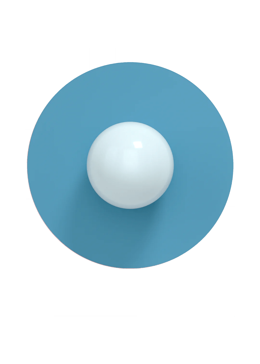 Candy wall lamp - big circle/small bulb 360 - Urban Nest