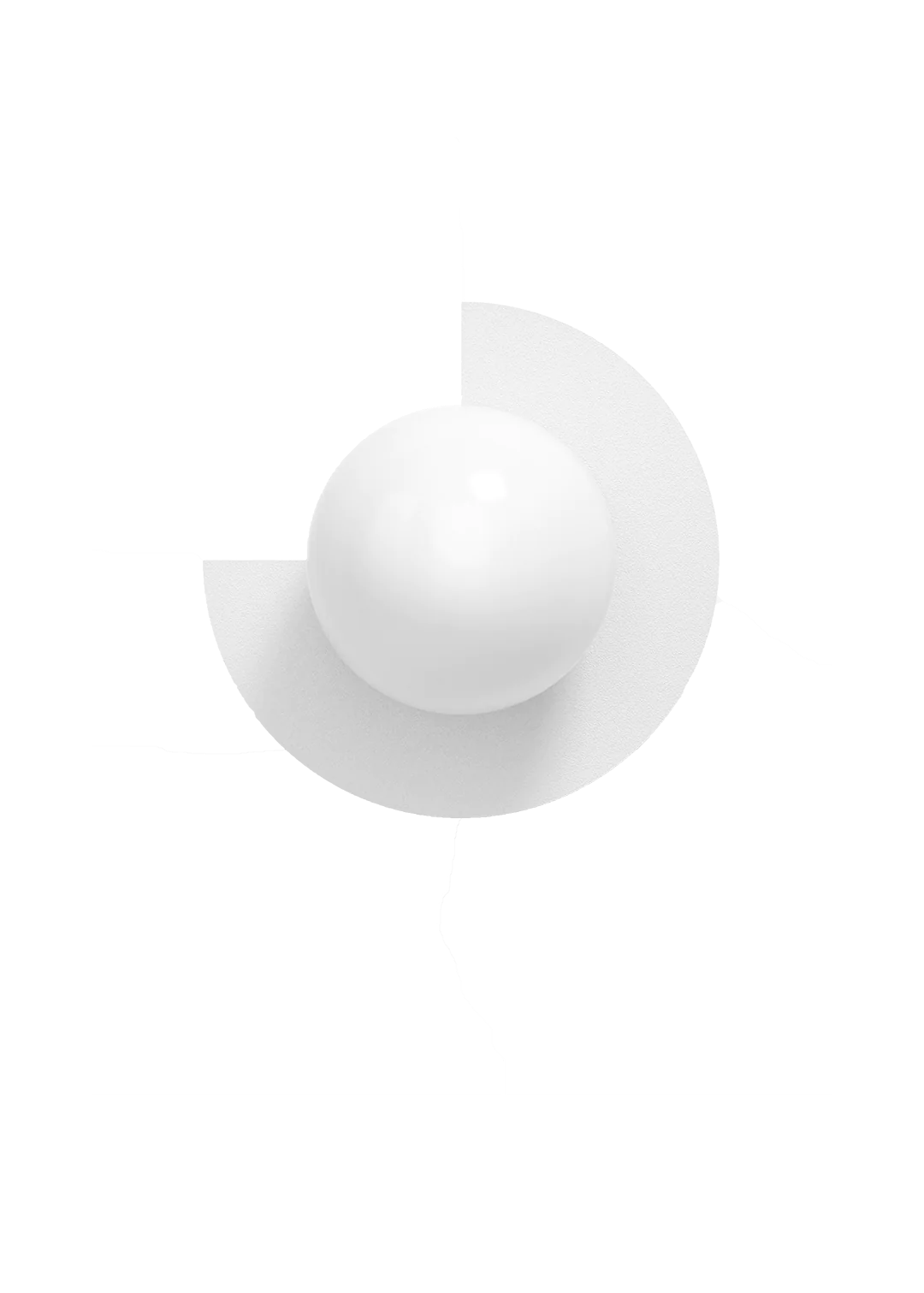 Candy wall lamp - little circle 270 - Urban Nest