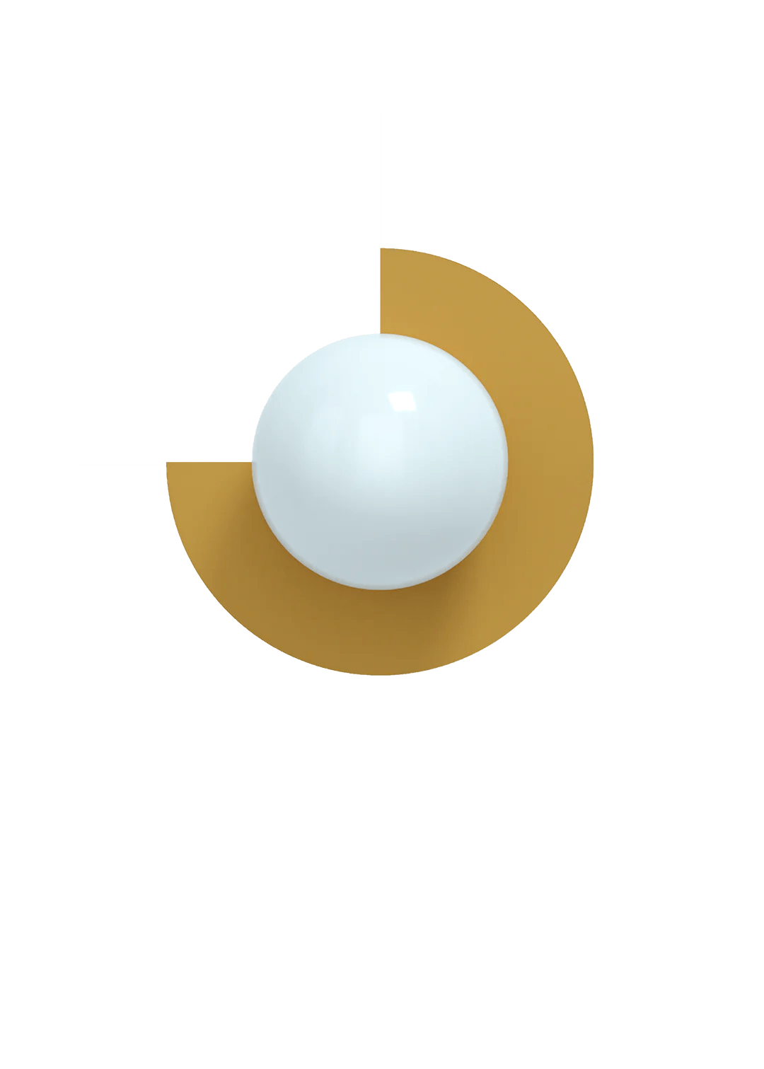 Candy wall lamp - little circle 270 - Urban Nest