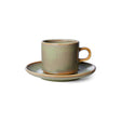 Chef ceramics: cup and saucer, moss green - Urban Nest