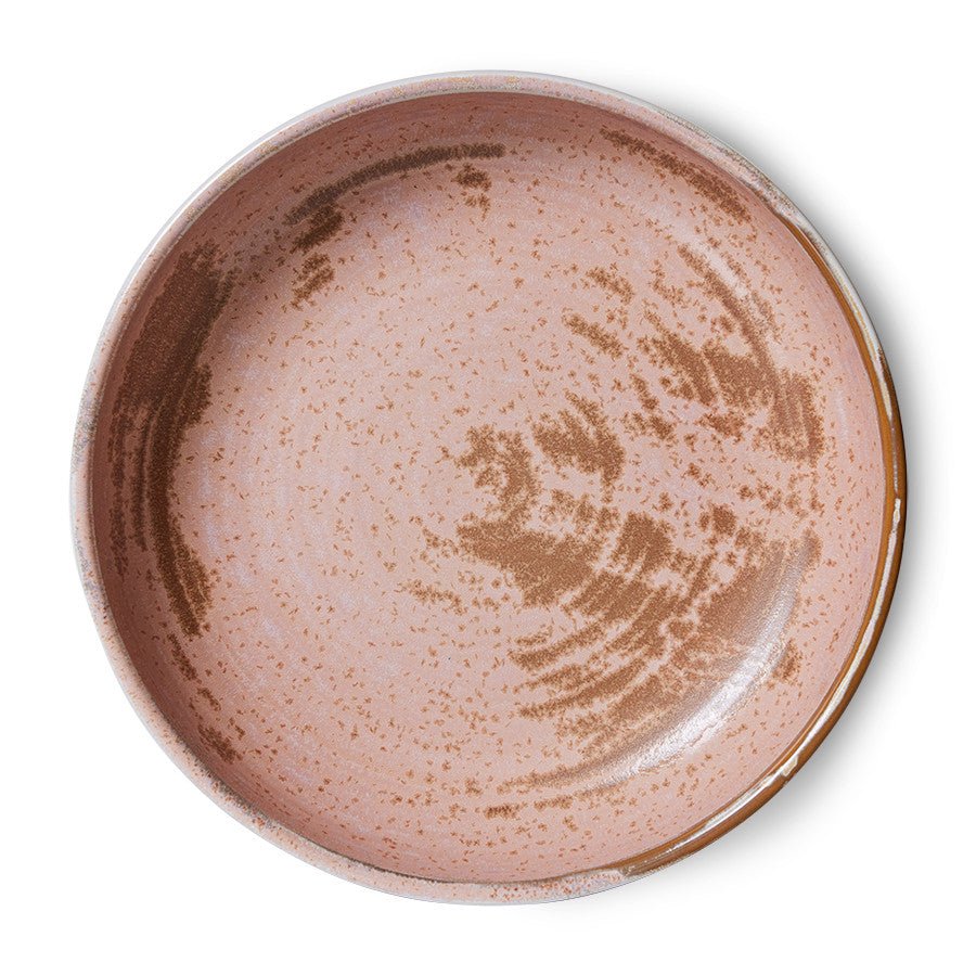 Chef ceramics: deep plate L, rustic pink - Urban Nest