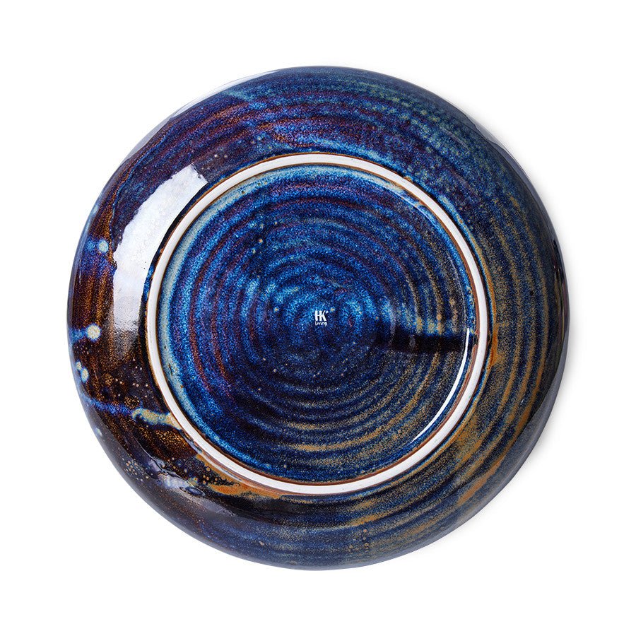 Chef ceramics: deep plate M, rustic blue - Urban Nest