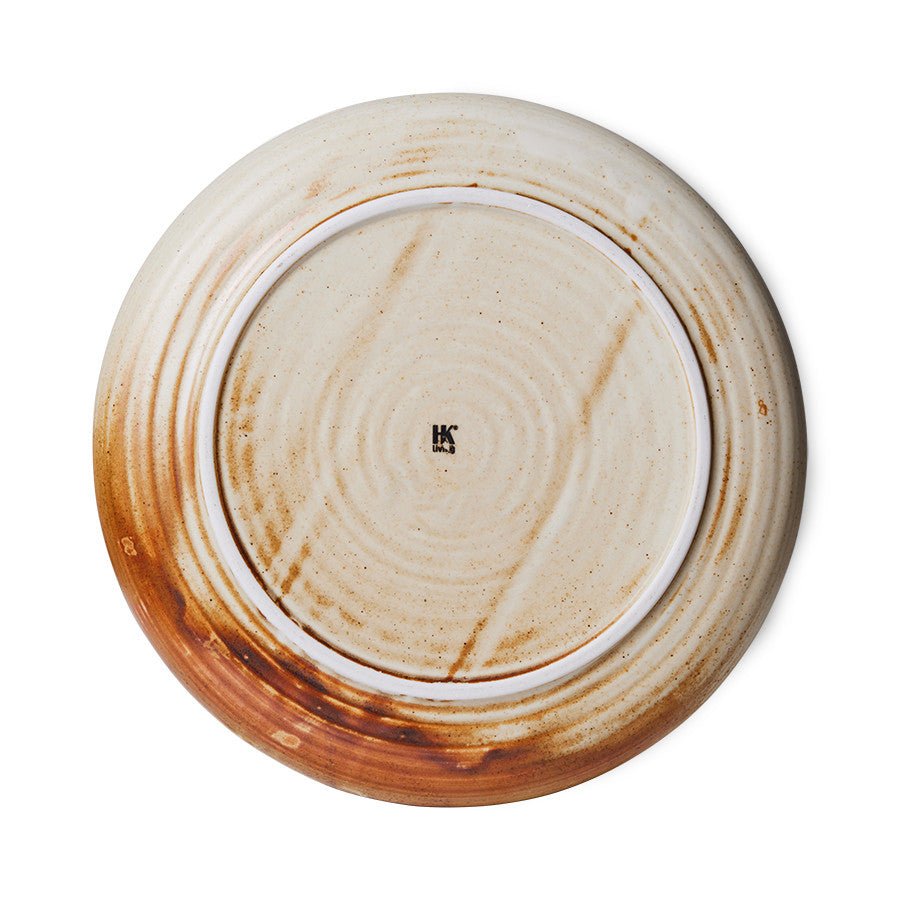 Chef ceramics: deep plate M, rustic cream/brown - Urban Nest