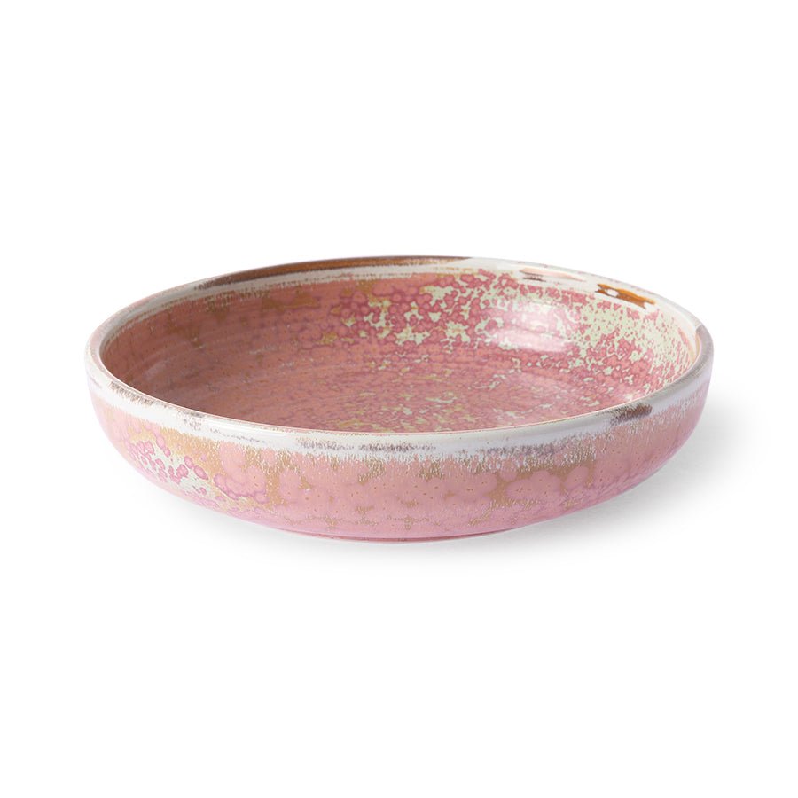 Chef ceramics: deep plate - rustic pink - Urban Nest