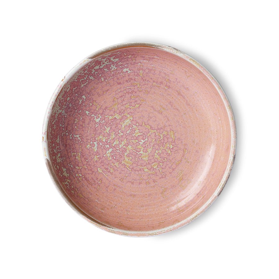 Chef ceramics: deep plate - rustic pink - Urban Nest