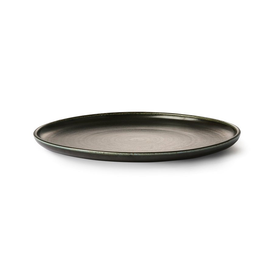 Chef ceramics: dinner plate - rustic black - Urban Nest