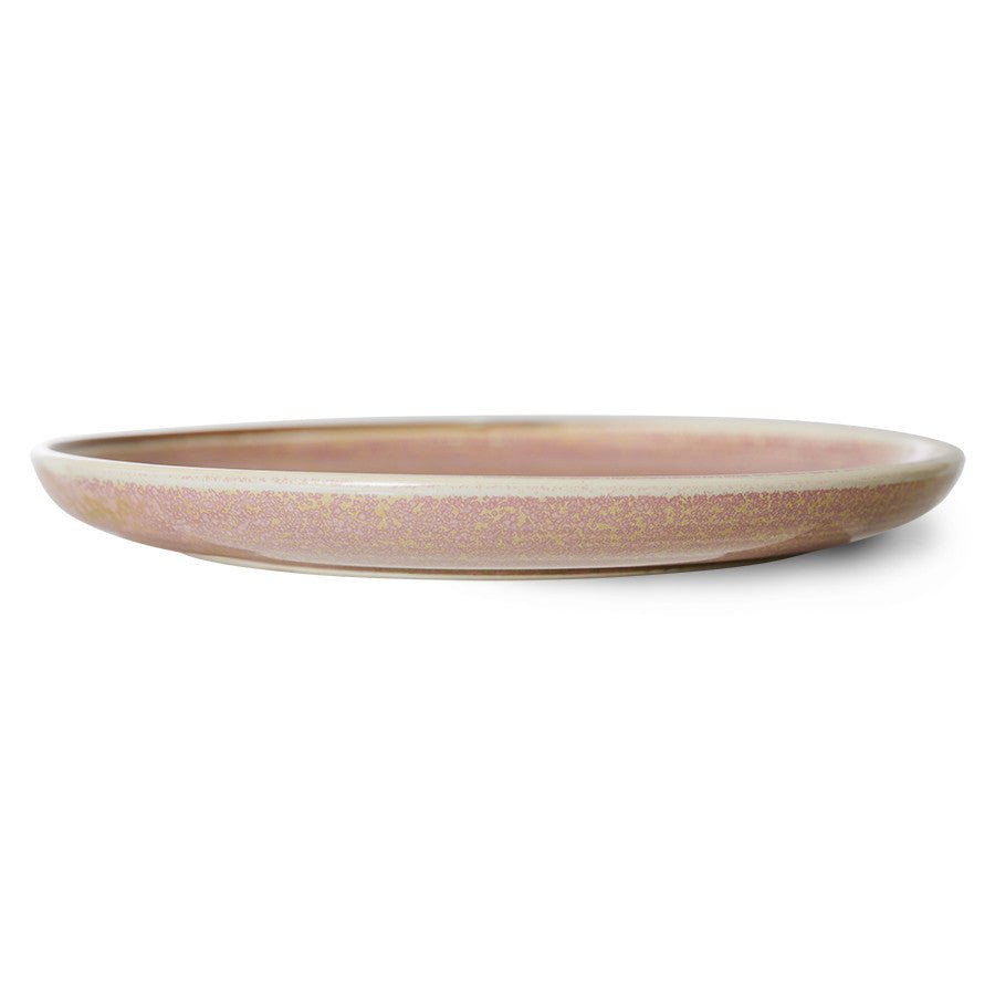Chef ceramics: dinner plate, rustic pink - Urban Nest