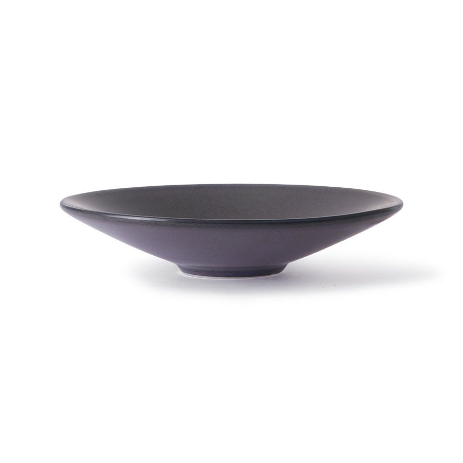 Chef ceramics: flat bowl - purple - Urban Nest