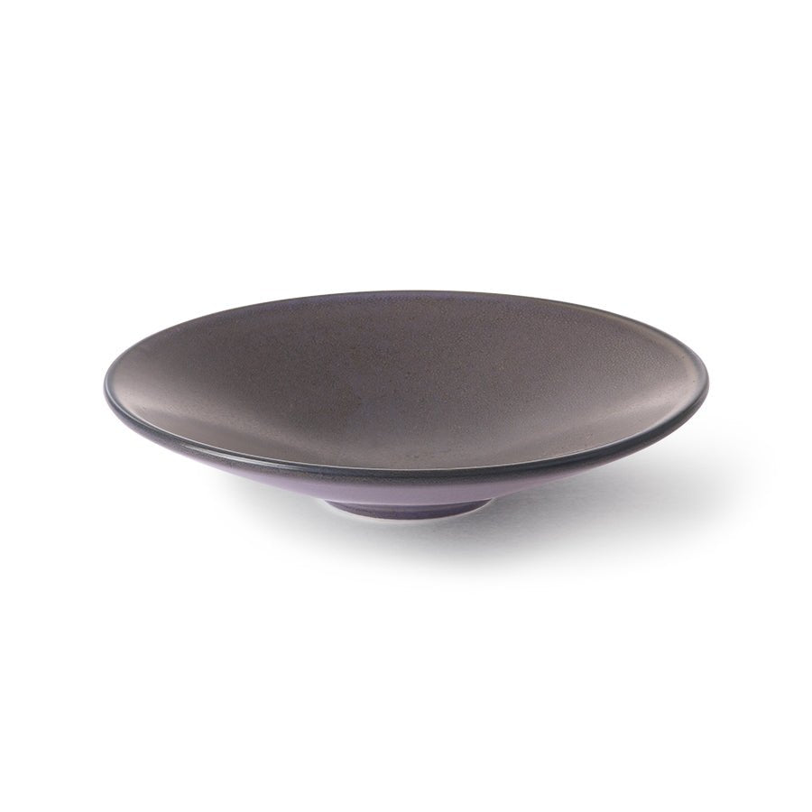 Chef ceramics: flat bowl - purple - Urban Nest