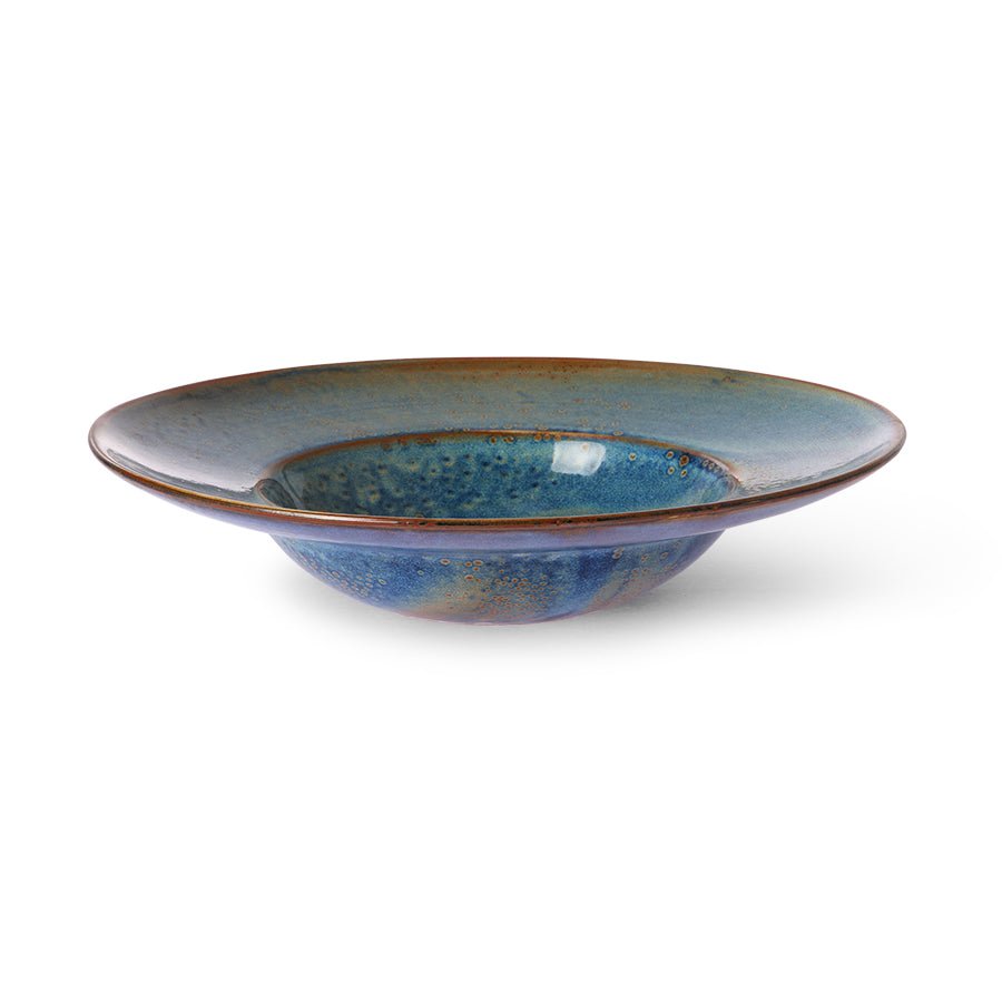 Chef ceramics: pasta plate - rustic blue - Urban Nest
