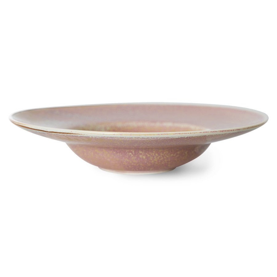 Chef ceramics: pasta plate - rustic pink - Urban Nest