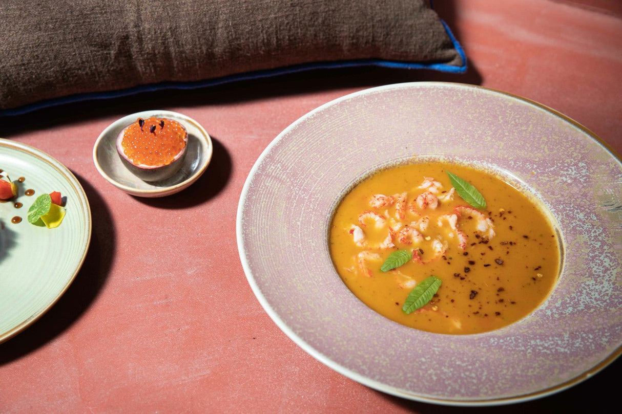 Chef ceramics: pasta plate - rustic pink - Urban Nest