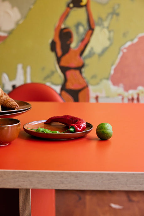 Chef ceramics side plate - burned orange - Urban Nest