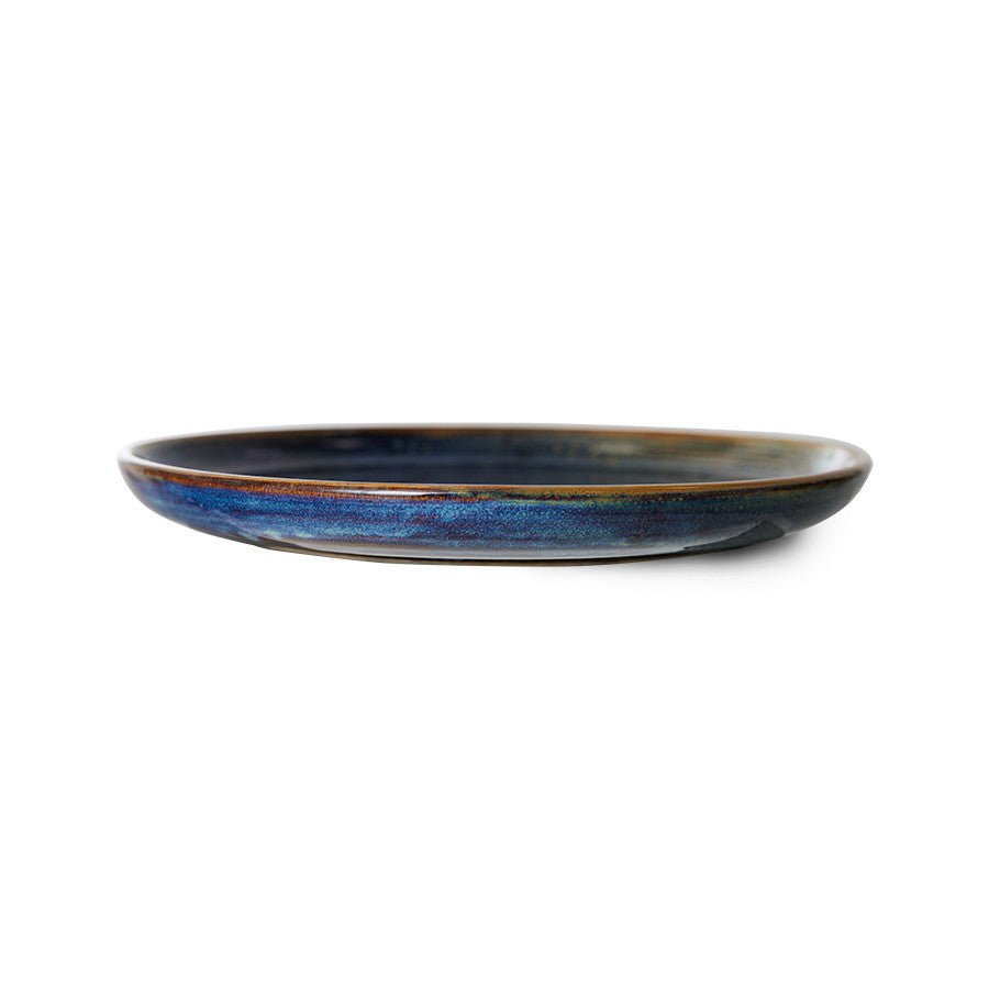 Chef ceramics: side plate, rustic blue - Urban Nest