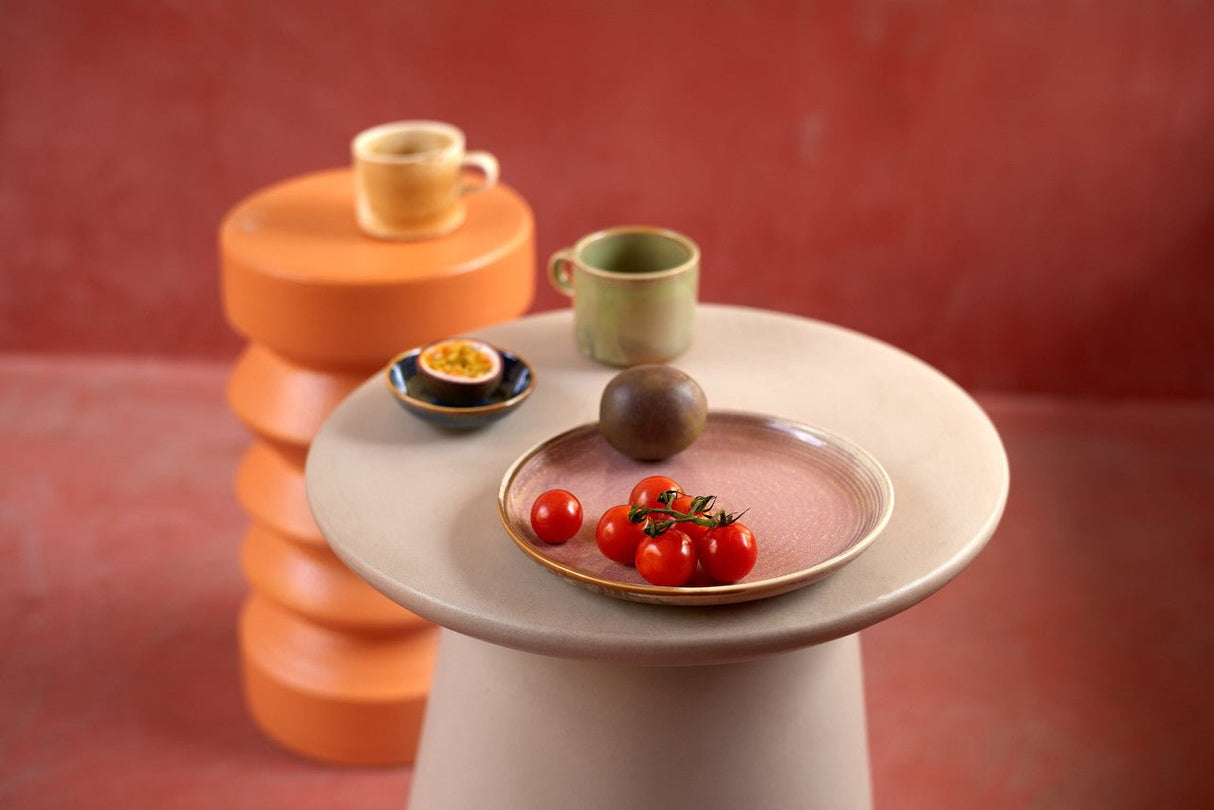 Chef ceramics: side plate, rustic pink - Urban Nest