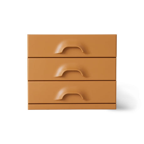 Chest of 3 drawers, ginger orange - Urban Nest