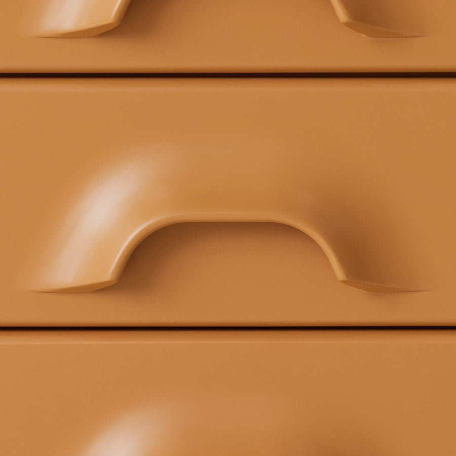 Chest of 3 drawers, ginger orange - Urban Nest