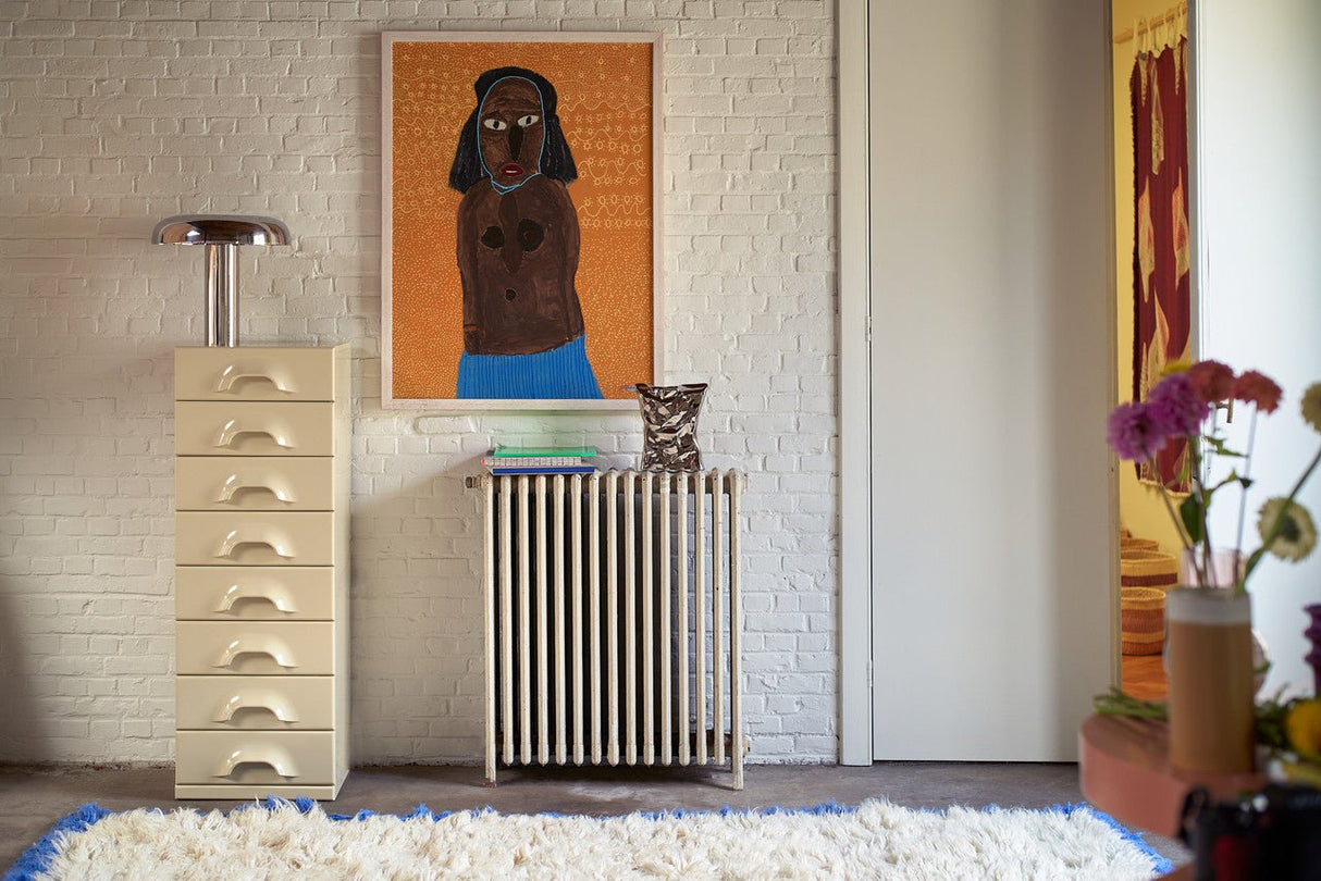 Chest of 8 drawers, cream - Urban Nest