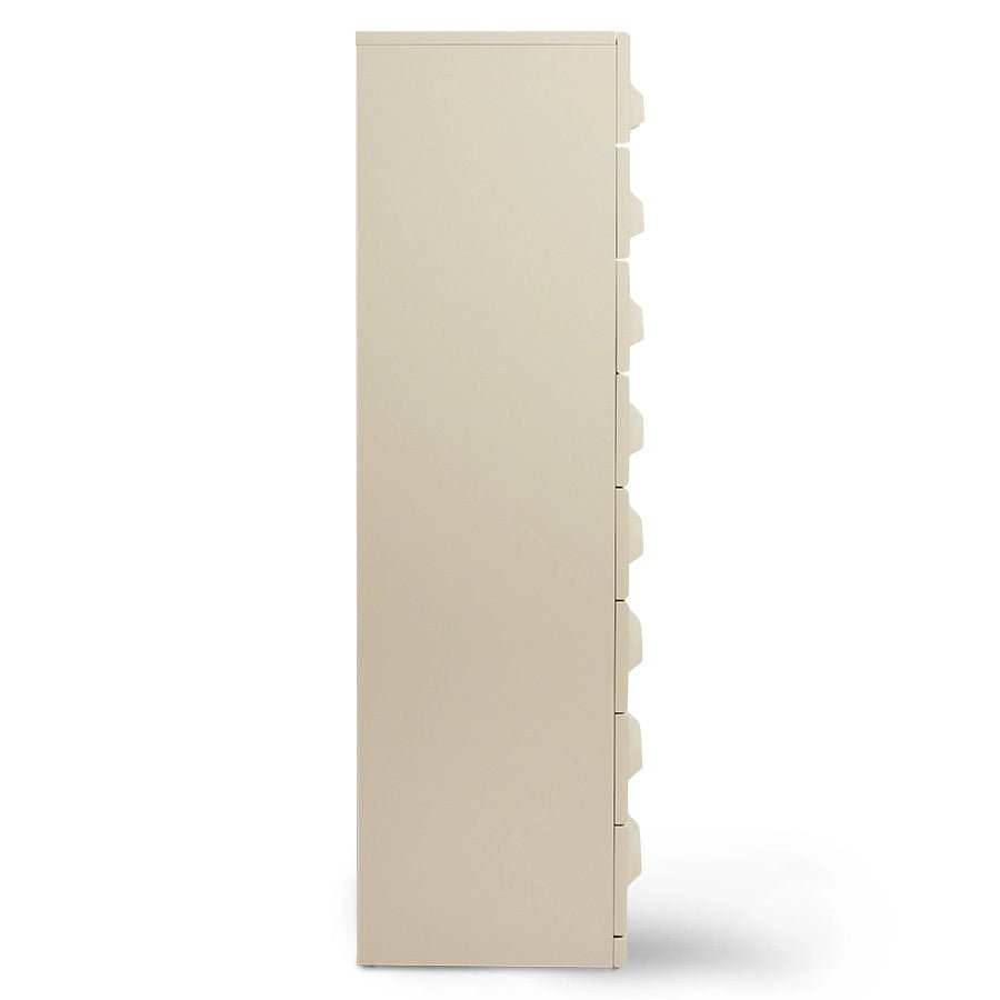 Chest of 8 drawers, cream - Urban Nest