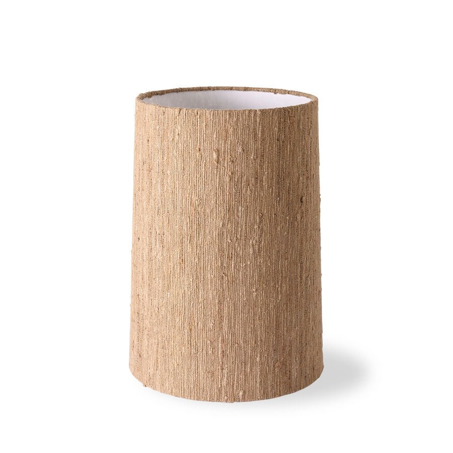 Cone lampshade - silk | brown - Urban Nest