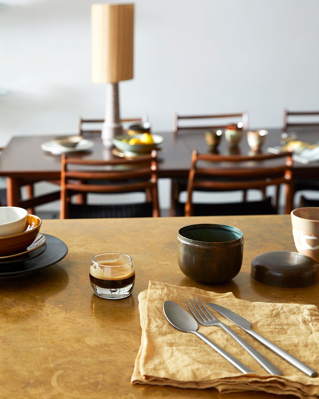 Cone lampshade - silk | natural (ø36cm) - Urban Nest